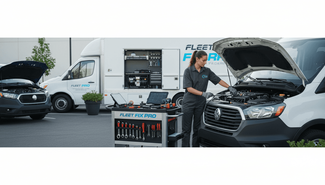 Dent Busters mobile repair service at customer's location in Orlando